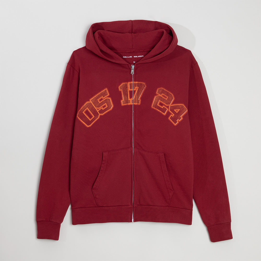 Encore Red Zip Hoodie