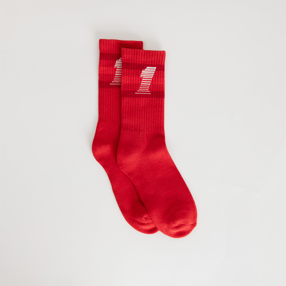 Billie Racer 1 Chaussettes Rouges
