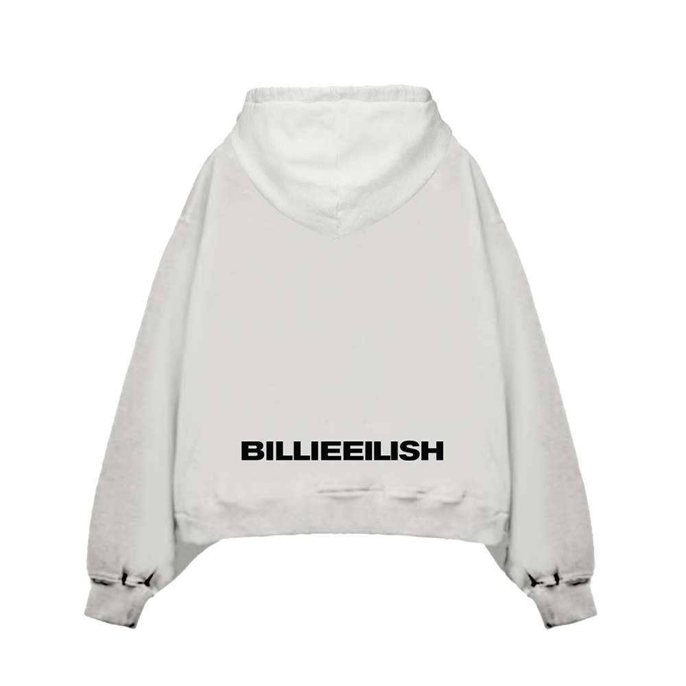 Hanging Blohsh White Hoodie
