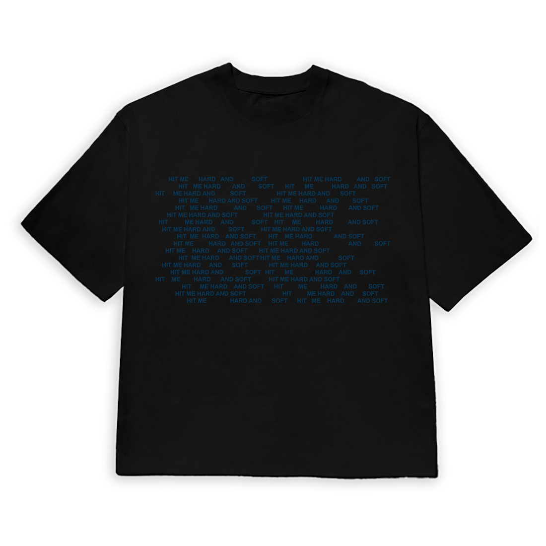 HIT ME HARD AND SOFT T-shirt noir repeat