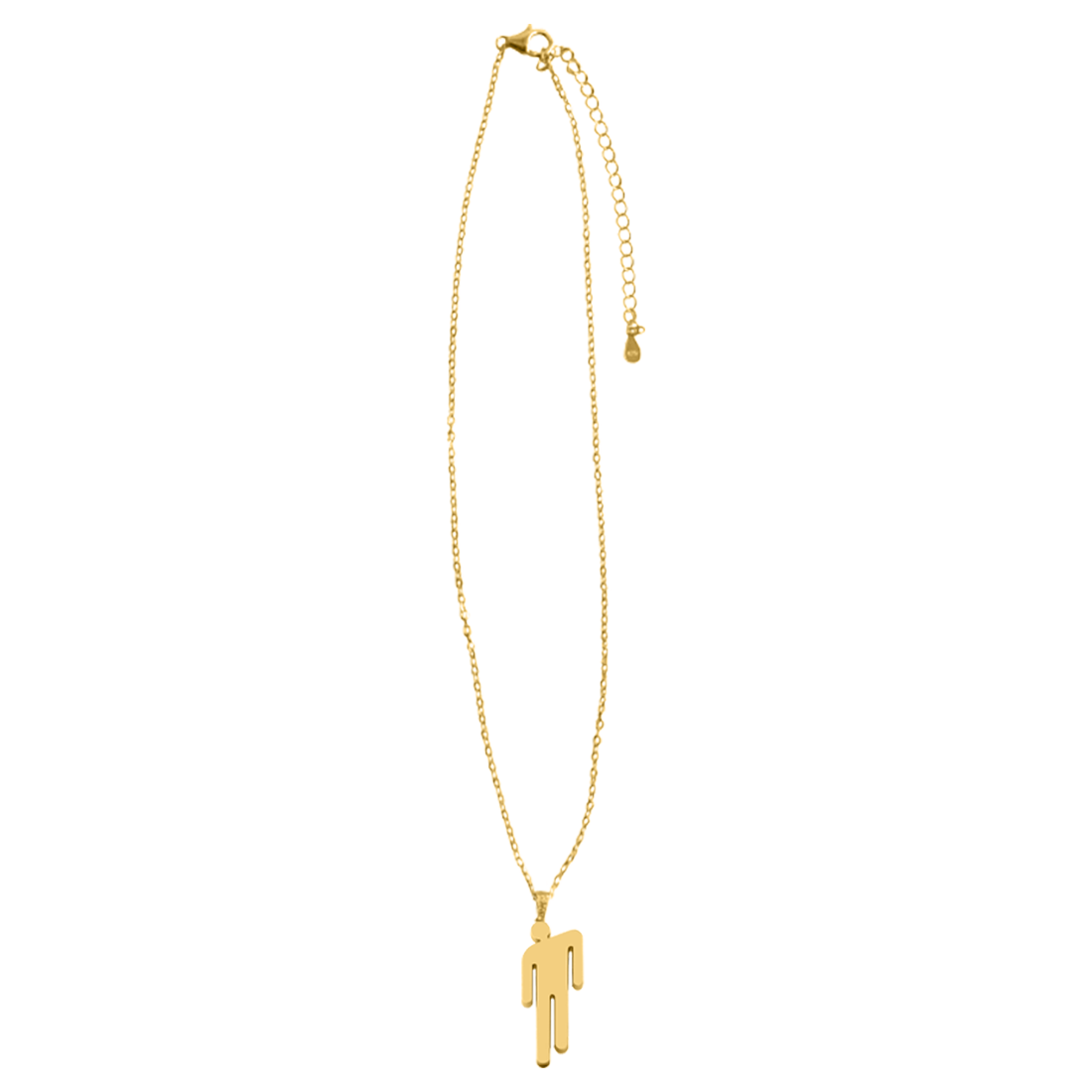 Gold Blohsh Pennant Necklace