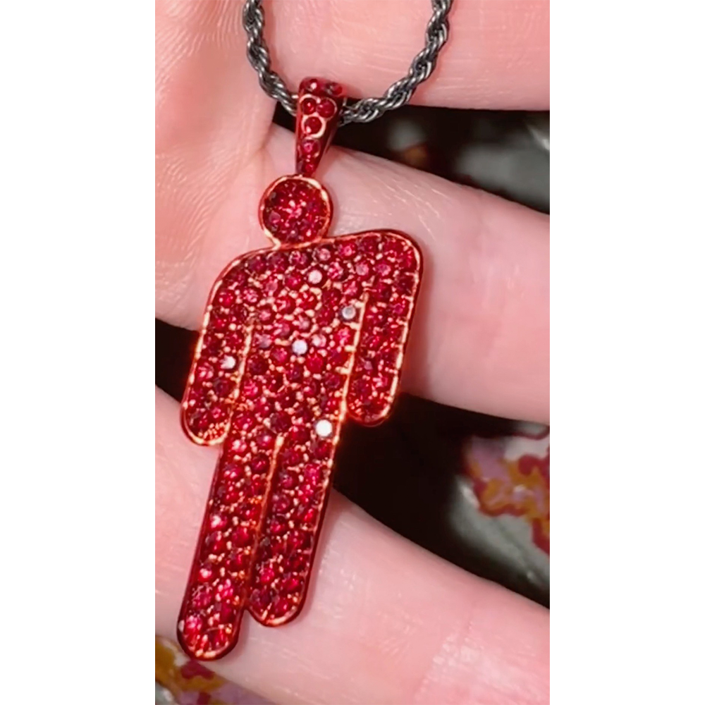 Collier Blohsh rouge