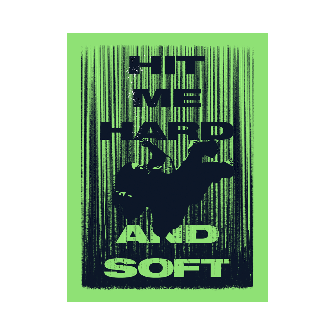 HIT ME HARD AND SOFT Poster vert