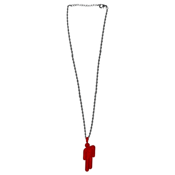 Collier Blohsh rouge
