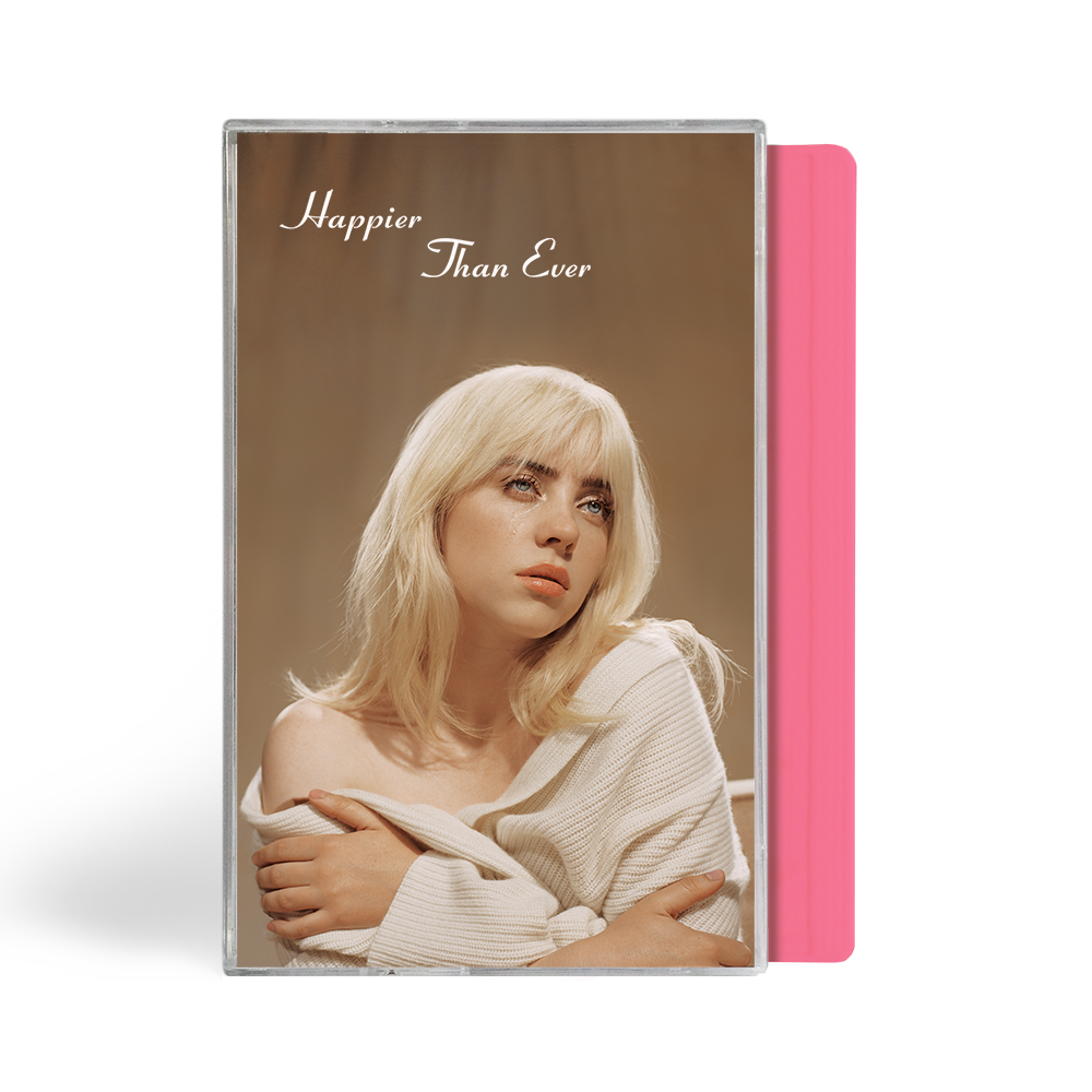 "Happier Than Ever" cassette rose exclusive